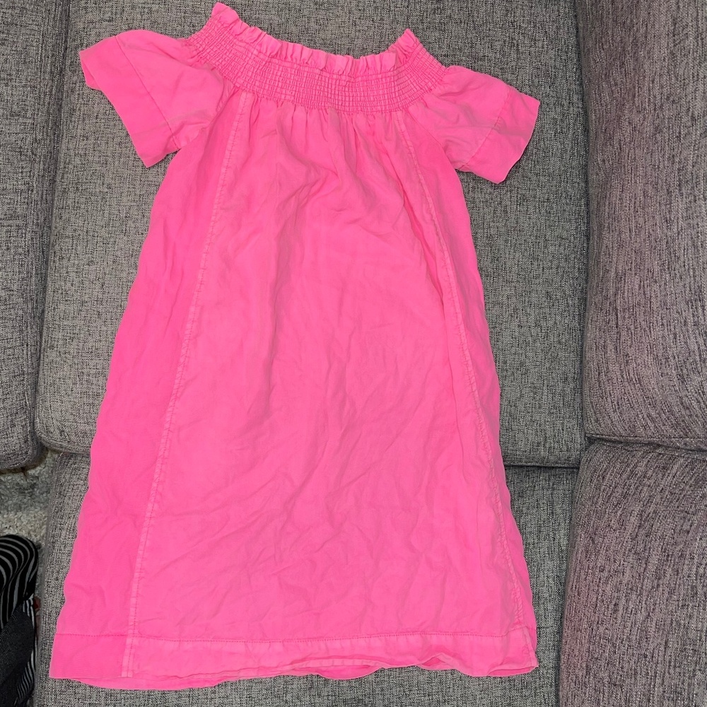 Bright PINK Off Shoulder Dress